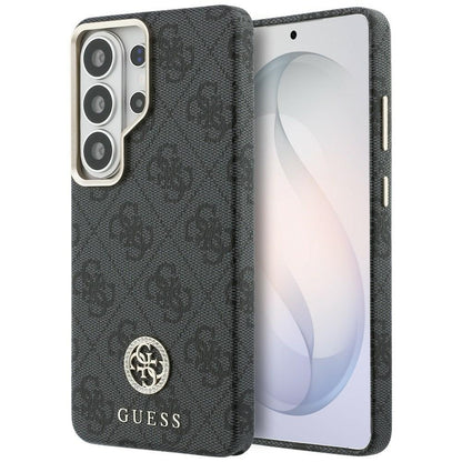MagSafe hoes voor Samsung Galaxy S26 Ultra S948, Guess, Strass Round Logo, Zwart
