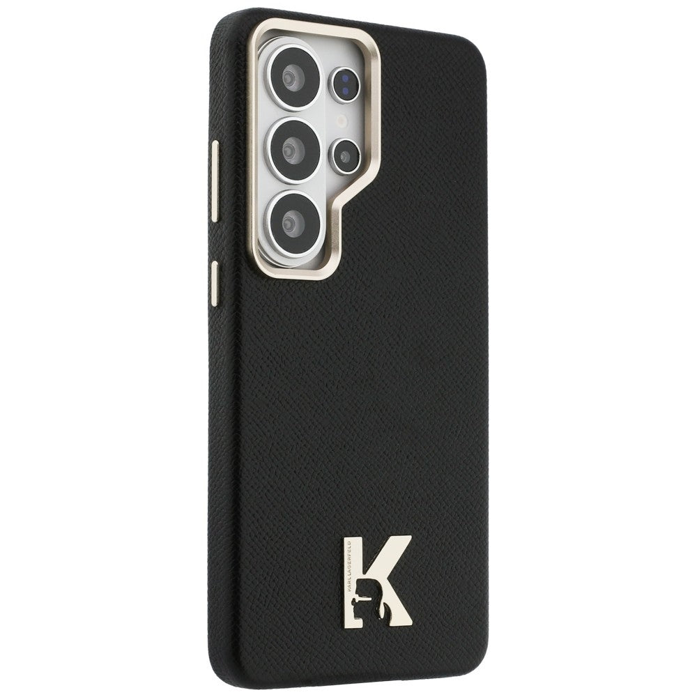 Coque MagSafe pour Samsung Galaxy S26 Ultra S948, Karl Lagerfeld, logo Karl Head, Noire