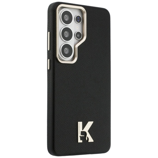 Coque MagSafe pour Samsung Galaxy S26 Ultra S948, Karl Lagerfeld, logo Karl Head, Noire
