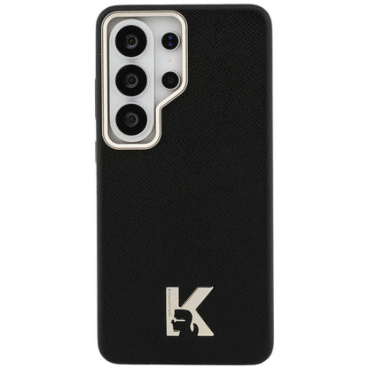 Coque MagSafe pour Samsung Galaxy S26 Ultra S948, Karl Lagerfeld, logo Karl Head, Noire