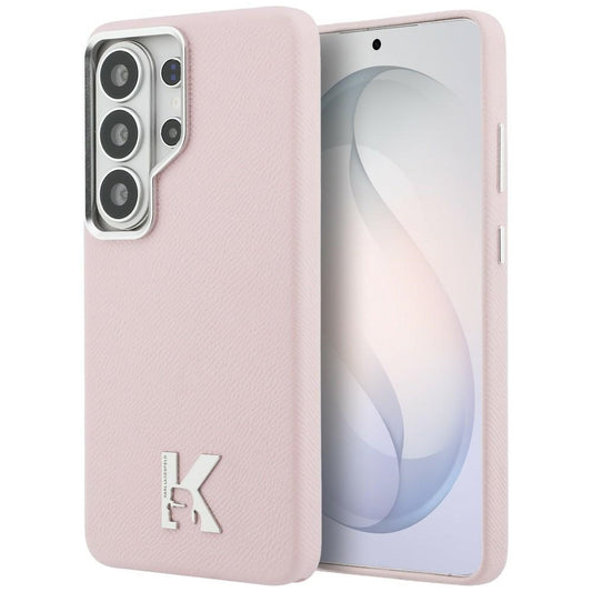 MagSafe Hülle für Samsung Galaxy S26 Ultra S948, Karl Lagerfeld, Karl Head Logo, Rosa