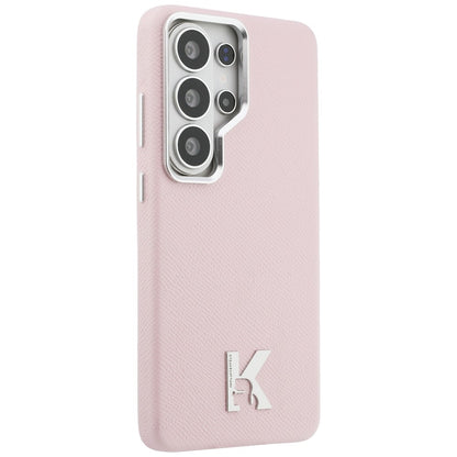 Étui MagSafe pour Samsung Galaxy S26 Ultra S948, Karl Lagerfeld, Logo Karl Head, Rose