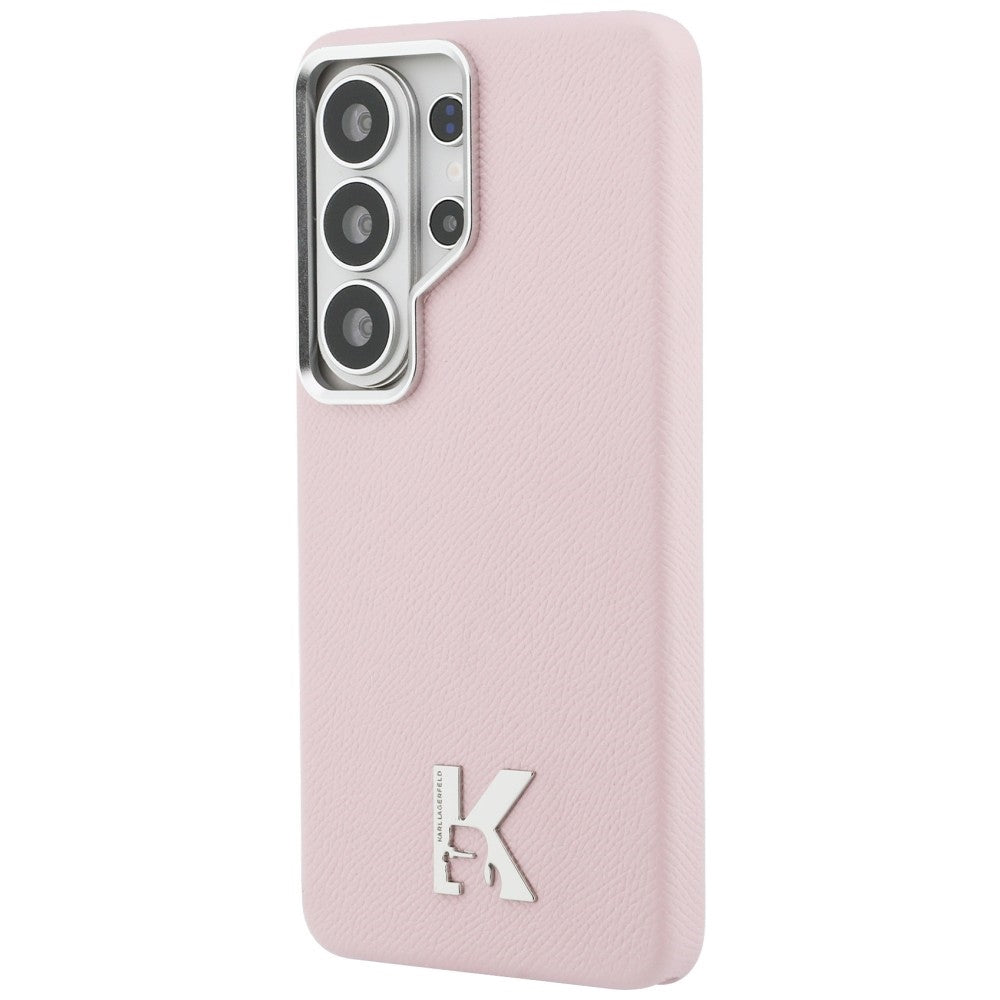 Étui MagSafe pour Samsung Galaxy S26 Ultra S948, Karl Lagerfeld, Logo Karl Head, Rose