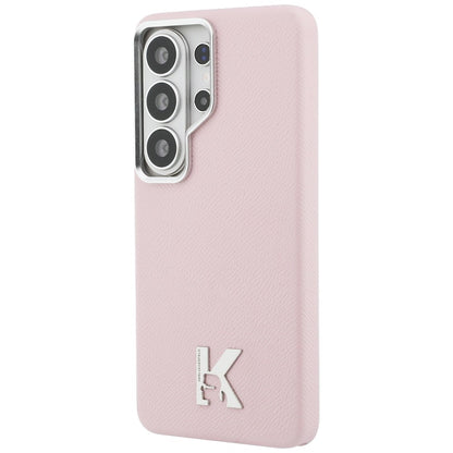 Étui MagSafe pour Samsung Galaxy S26 Ultra S948, Karl Lagerfeld, Logo Karl Head, Rose