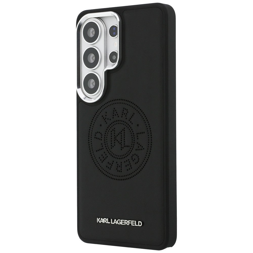 MagSafe Case for Samsung Galaxy S26 Ultra S948, Karl Lagerfeld, Karl Round Point Logo, Black