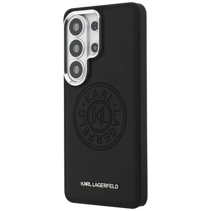MagSafe Case for Samsung Galaxy S26 Ultra S948, Karl Lagerfeld, Karl Round Point Logo, Black