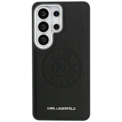 MagSafe Case for Samsung Galaxy S26 Ultra S948, Karl Lagerfeld, Karl Round Point Logo, Black