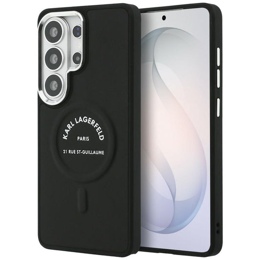MagSafe Hülle für Samsung Galaxy S26 Ultra S948, Karl Lagerfeld, Karl RSG Logo, Schwarz