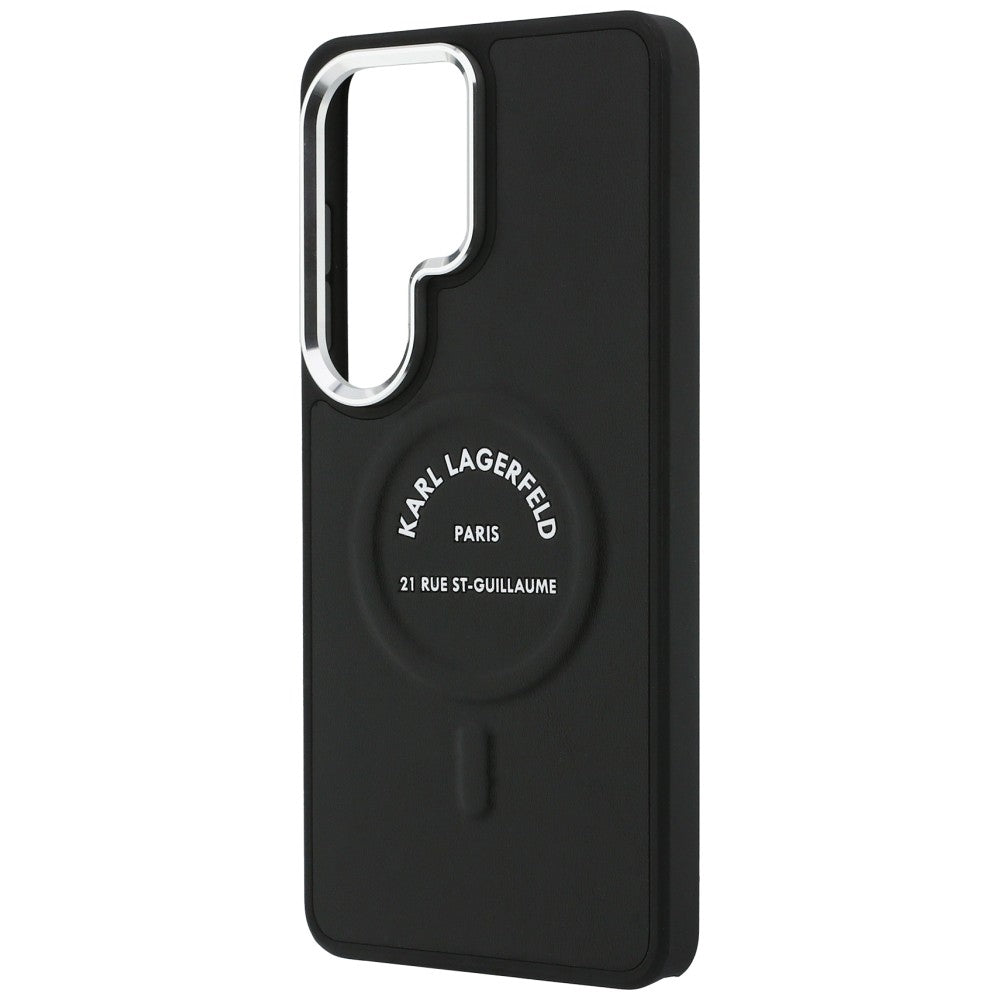 Étui MagSafe pour Samsung Galaxy S26 Ultra S948, Karl Lagerfeld, Logo Karl RSG, Noir