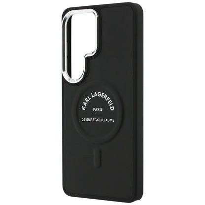 Étui MagSafe pour Samsung Galaxy S26 Ultra S948, Karl Lagerfeld, Logo Karl RSG, Noir