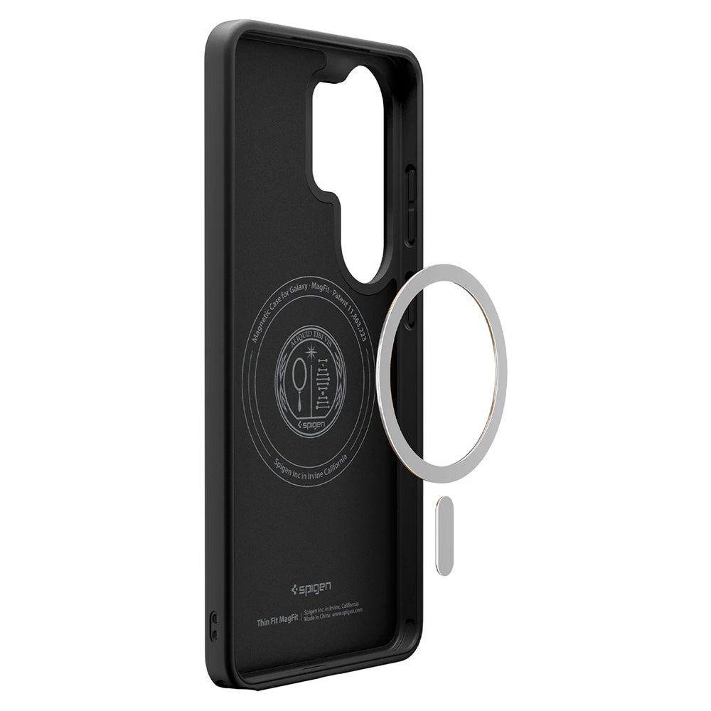 Coque MagSafe pour Samsung Galaxy S26 Ultra S948, Spigen, Thin Fit, Noire ACS11394