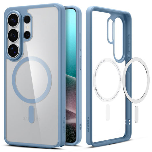 MagSafe hoesje voor Samsung Galaxy S26 Ultra S948, Spigen, Ultra Hybrid, Blauw ACS11207