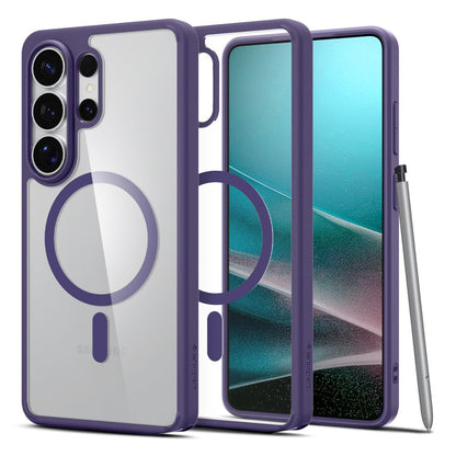 MagSafe Hülle für Samsung Galaxy S26 Ultra S948, Spigen, Ultra Hybrid, Dunkelviolett ACS11208