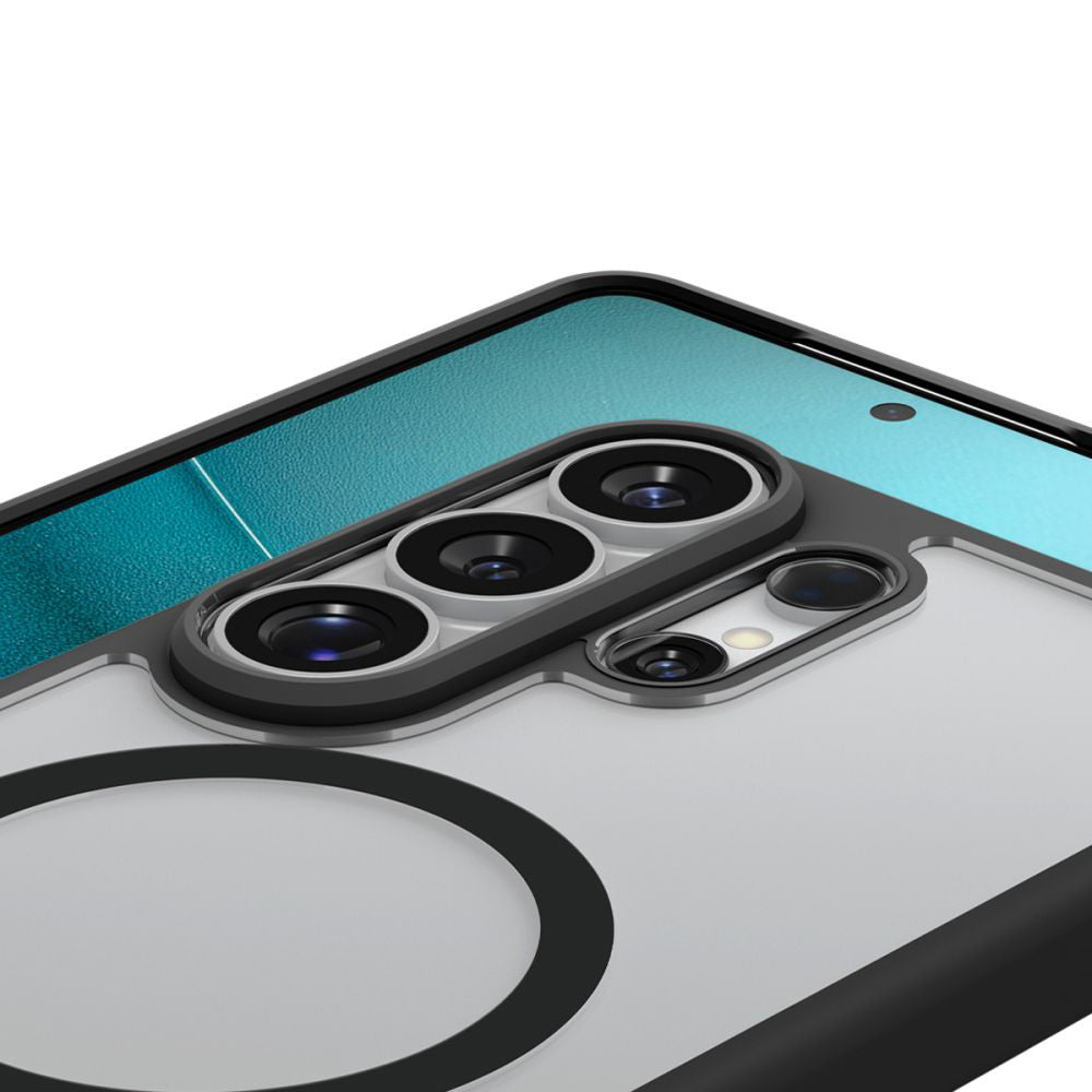 MagSafe hoesje voor Samsung Galaxy S26 Ultra S948, Spigen, Ultra Hybrid, Matzwart ACS10680