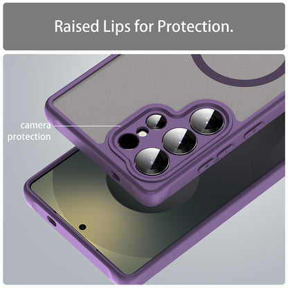 MagSafe-hoesje voor Samsung Galaxy S26 Ultra S948, Techsuit, HaloFrost II met afzonderlijke camera-uitsparingen, paars