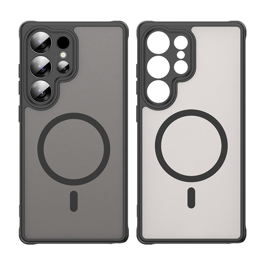 MagSafe-hoesje voor Samsung Galaxy S26 Ultra S948, Techsuit, HaloFrost II met individuele uitsparingen voor de camera, Zwart