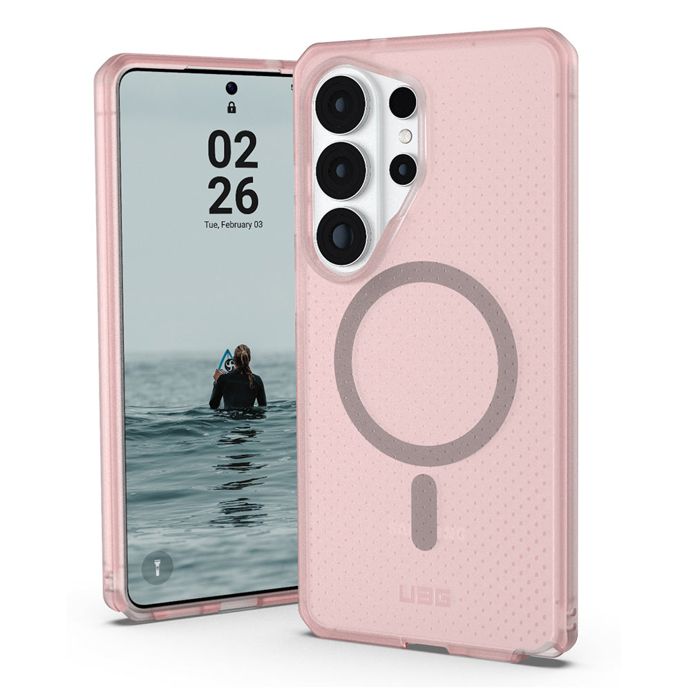 Coque MagSafe pour Samsung Galaxy S26 Ultra S948, Urban Armor Gear, Dot, Rose