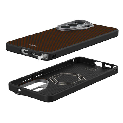 Coque MagSafe pour Samsung Galaxy S26 Ultra S948, Urban Armor Gear, Fibr Armr, Orange Noire