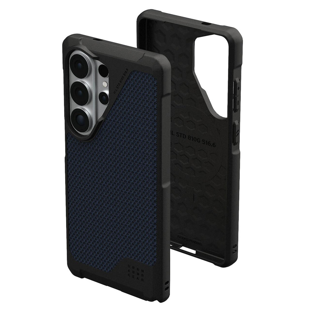 MagSafe-Hülle für Samsung Galaxy S26 Ultra S948, Urban Armor Gear, Metropolis LT Kevlar, Marineblau