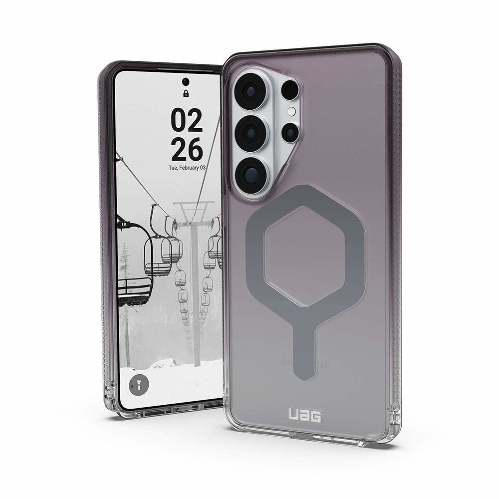 Coque MagSafe pour Samsung Galaxy S26 Ultra S948, Urban Armor Gear, Plyo, Noir Transparent