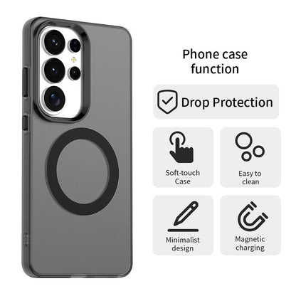 MagSafe Hülle für Samsung Galaxy S26 Ultra S948, Techsuit, CandyCase, Schwarz