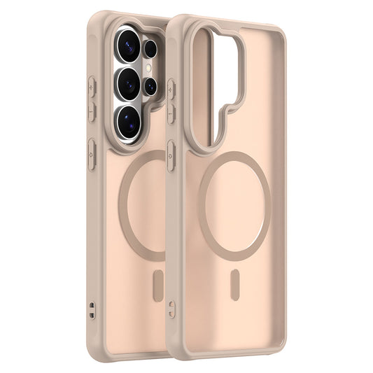 Étui MagSafe pour Samsung Galaxy S26 Ultra, Techsuit, HaloFrost II, Doré