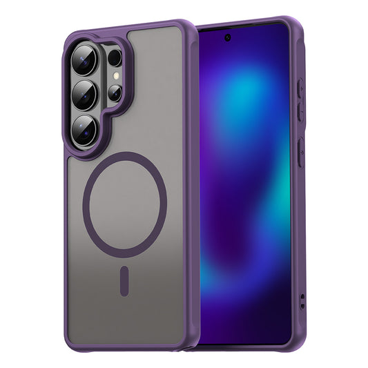 MagSafe Case for Samsung Galaxy S26 Ultra, Techsuit, HaloFrost II, Purple