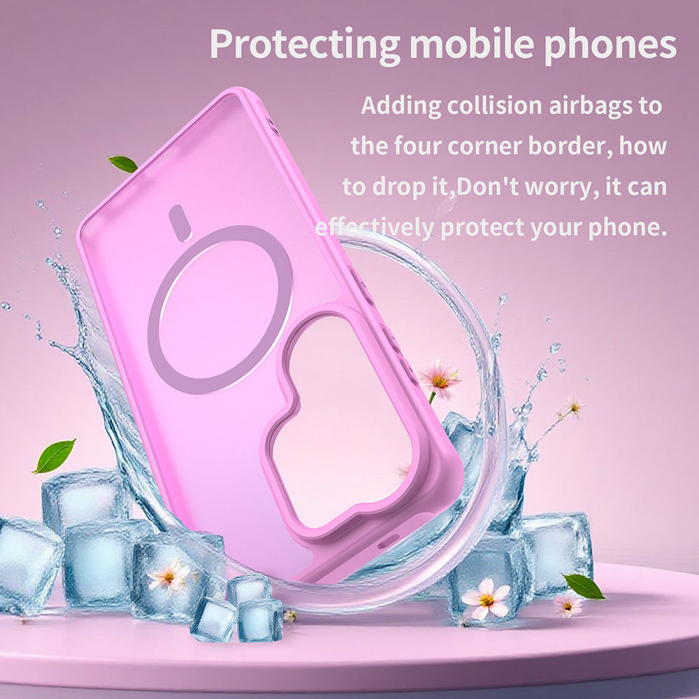 MagSafe Hülle für Samsung Galaxy S26 Ultra S948, Techsuit, HaloFrost II, Orange