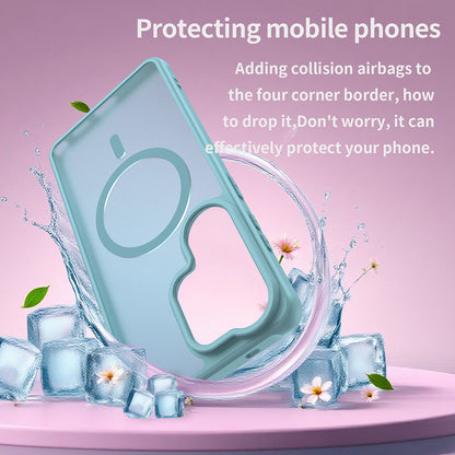 MagSafe Hülle für Samsung Galaxy S26 Ultra, Techsuit, HaloFrost II, Hellgrün