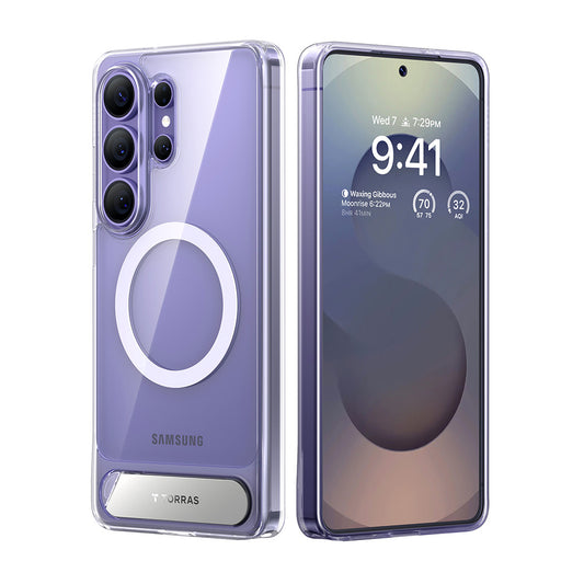 MagSafe hoes voor Samsung Galaxy S26 Ultra, Torras, Pstand, Transparant