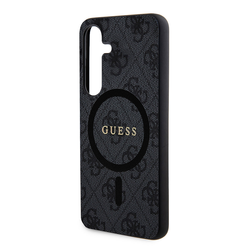 MagSafe hoesje voor Samsung Galaxy Z Flip7 F766, Guess, 4G Collection, Zwart