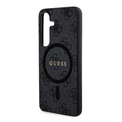 MagSafe hoesje voor Samsung Galaxy Z Flip7 F766, Guess, 4G Collection, Zwart