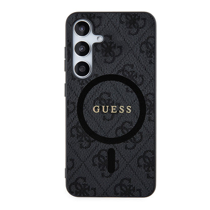 MagSafe hoesje voor Samsung Galaxy Z Flip7 F766, Guess, 4G Collection, Zwart