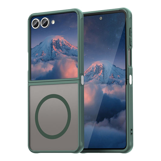 MagSafe-hoes voor Samsung Galaxy Z Flip7 F766, Techsuit, HaloFrost II, Groen
