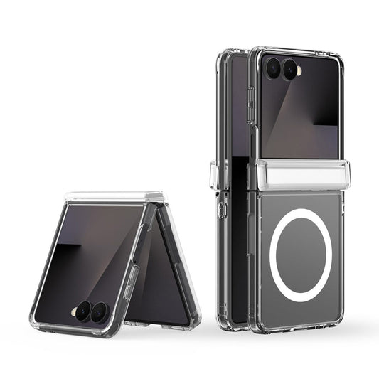 Coque MagSafe pour Samsung Galaxy Z Flip8 F776, DUX DUCIS, Clin, Transparente