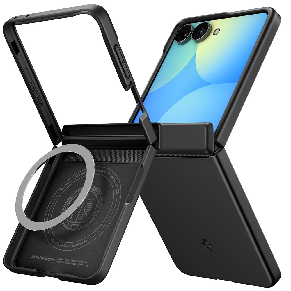 Coque MagSafe pour Samsung Galaxy Z Flip8 F776, Spigen, Air Fit Pro, Noire ACS11511
