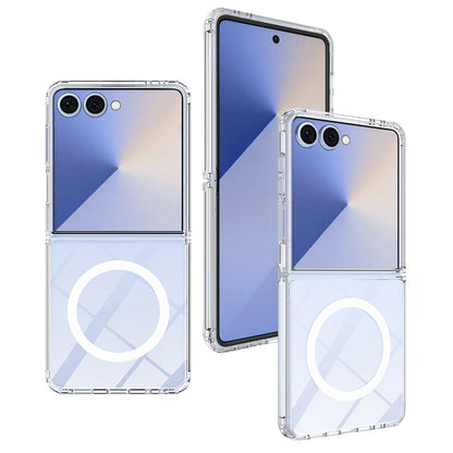 MagSafe-Hülle für Samsung Galaxy Z Flip8 F776, Techsuit, Pro, Transparent
