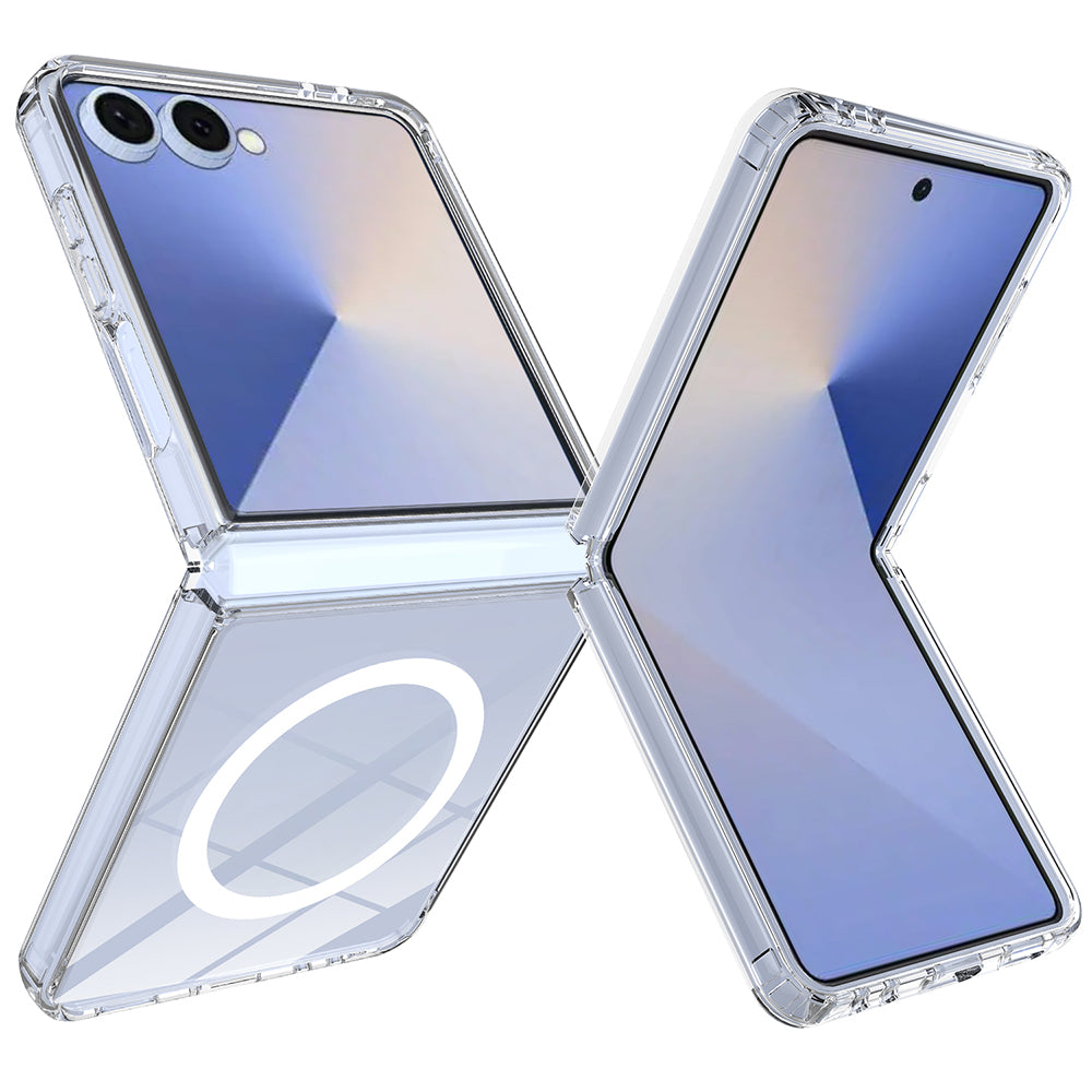 MagSafe-Hülle für Samsung Galaxy Z Flip8 F776, Techsuit, Pro, Transparent
