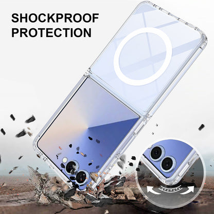 MagSafe-Hülle für Samsung Galaxy Z Flip8 F776, Techsuit, Pro, Transparent