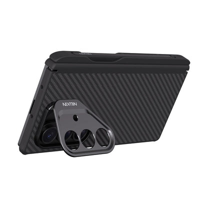 MagSafe-hoes voor Samsung Galaxy Z Fold7 F966, Nillkin, CarboProp met camerauitsparing en S-Pen-houder, zwart