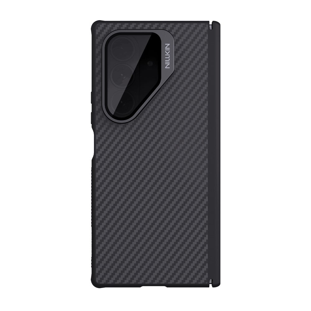 MagSafe-hoes voor Samsung Galaxy Z Fold7 F966, Nillkin, CarboProp met transparante zwarte lenskap, zwart