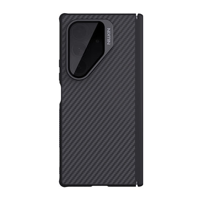 MagSafe-hoes voor Samsung Galaxy Z Fold7 F966, Nillkin, CarboProp met transparante zwarte lenskap, zwart
