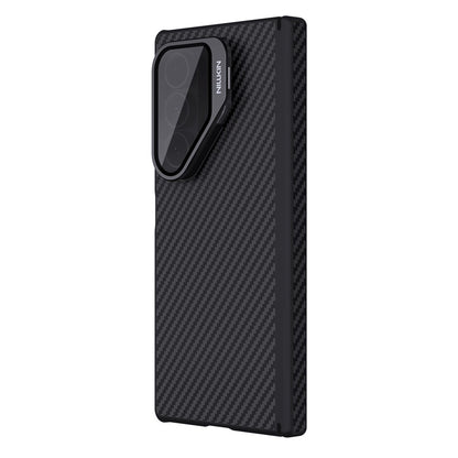 MagSafe-hoes voor Samsung Galaxy Z Fold7 F966, Nillkin, CarboProp met transparante zwarte lenskap, zwart