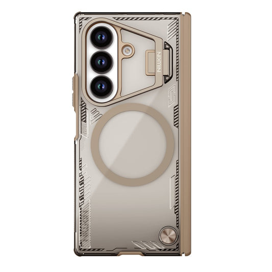MagSafe Case for Samsung Galaxy Z Fold7 F966, Nillkin, Iceblade Prop with Camera Cutout, Brown