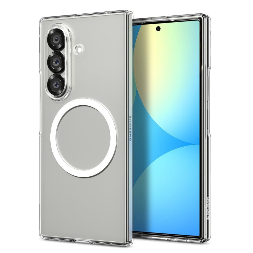 MagSafe hoesje voor Samsung Galaxy Z Fold7 F966, Spigen, Air Skin, Transparant