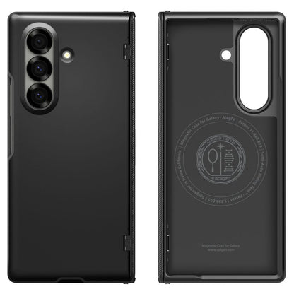 MagSafe hoesje voor Samsung Galaxy Z Fold7 F966, Spigen, Slim Armor Pro, Zwart