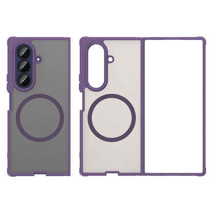 Coque MagSafe pour Samsung Galaxy Z Fold7 F966, Techsuit, HaloFrost II, Violet