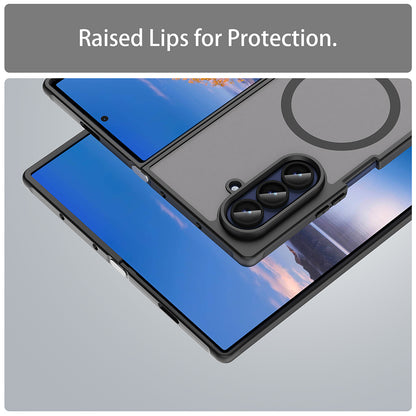 MagSafe-Hülle für Samsung Galaxy Z Fold7 F966, Techsuit, HaloFrost II, Schwarz