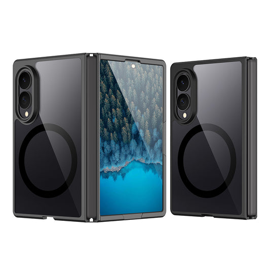 Coque MagSafe pour Samsung Galaxy Z Fold8 F971, DUX DUCIS, Aimo, noire