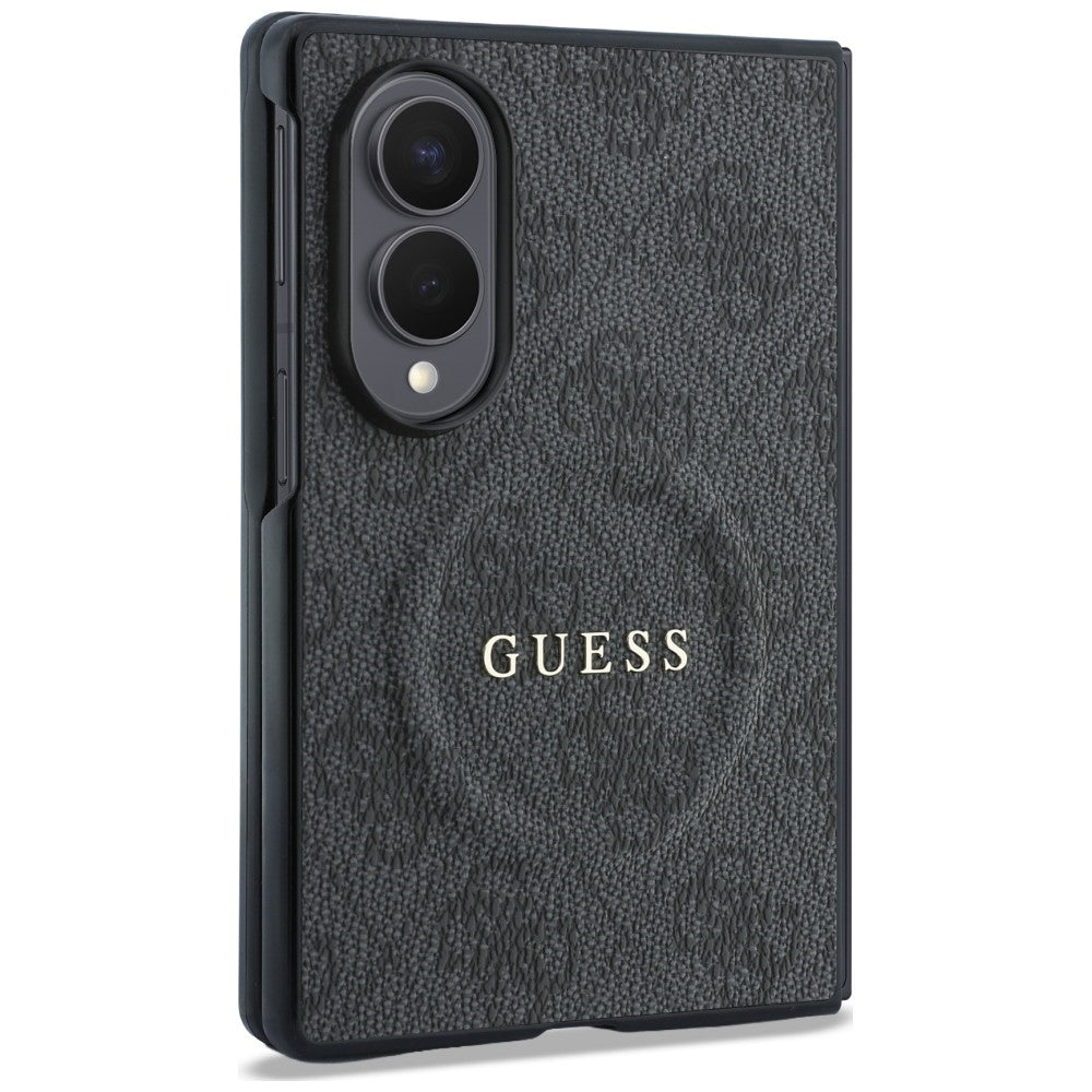 MagSafe-hoes voor Samsung Galaxy Z Fold8 F971, Guess, 4G Leather Classic, Zwart